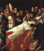 Francisco de Zurbaran The Lying in State of St.Bonaventura oil painting